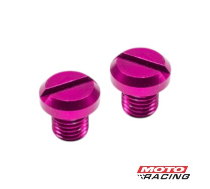 TAPON ESPEJO UNIVERSAL 10mm ROSCA DERECHA VIOLETA RB PARTS