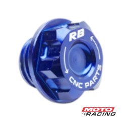 TAPON NIVEL ACEITE KTM / ROUSER / DOMINAR AZUL RB PARTS