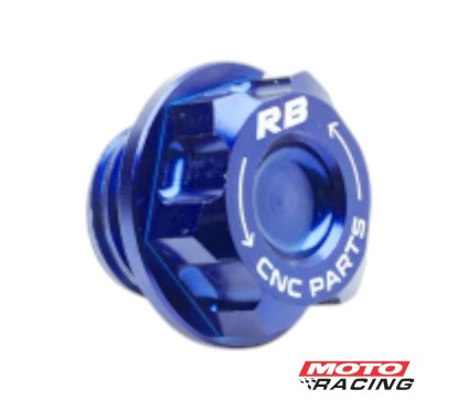 TAPON NIVEL ACEITE KTM / ROUSER / DOMINAR AZUL RB PARTS