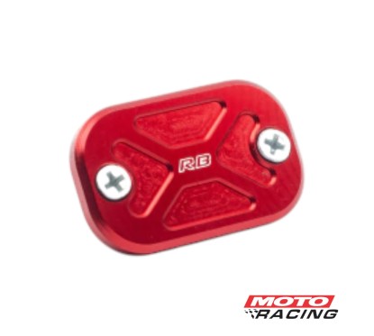 TAPA BOMBA LIQUIDO FRENO YAMAHA CRYPTON ROJO RB PARTS