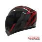 CASCO V32 INFLUENCE ROJO/ NEGRO BRILLO 6348 "S" (VERTIGO)