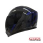 CASCO V32 INFLUENCE AZUL-  NEGRO BRILLO 6357 "M" (VERTIGO)