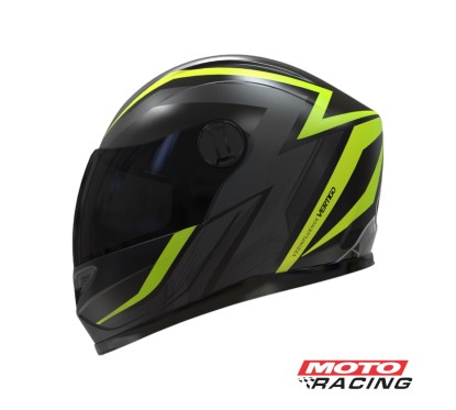 CASCO V32 INFLUENCE AMARILLO-  NEGRO MATE 6322 "M" (VERTIGO)