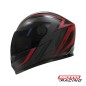 CASCO V32 INFLUENCE ROJO-  NEGRO MATE 6350 "XL" (VERTIGO)