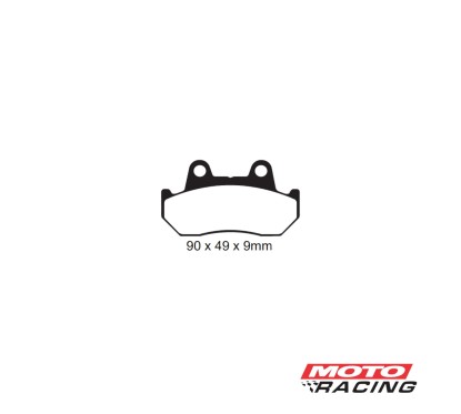 PASTILLA FRENO HONDA CBN 400-  NIGHTHAWK DEL 83-86 FA69- 2 (HD)