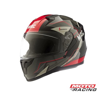 CASCO BASS FF 067 ZORSKA NEGRO- ROJO "L" (MAC)