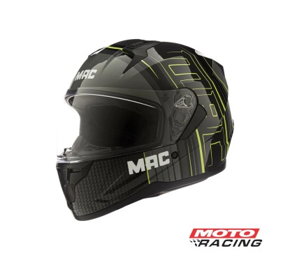 CASCO BASS FF 067 CAGE NEGRO- VERDE- GRIS "L" (MAC)