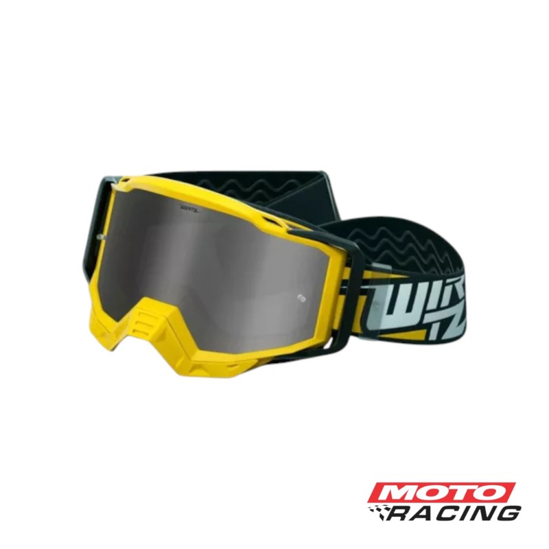 ANTIPARRA ELEVATE NEGRO- AMARILLO MICA ESPEJADA (WIRTZ)