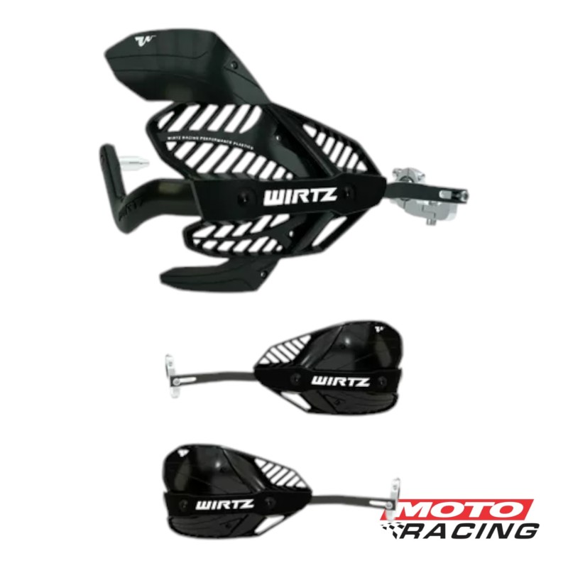 CUBRE MANOS SHOCK ARMOR ALMA ALUMINIO C- PROTECTOR NEGRO (WIRTZ)