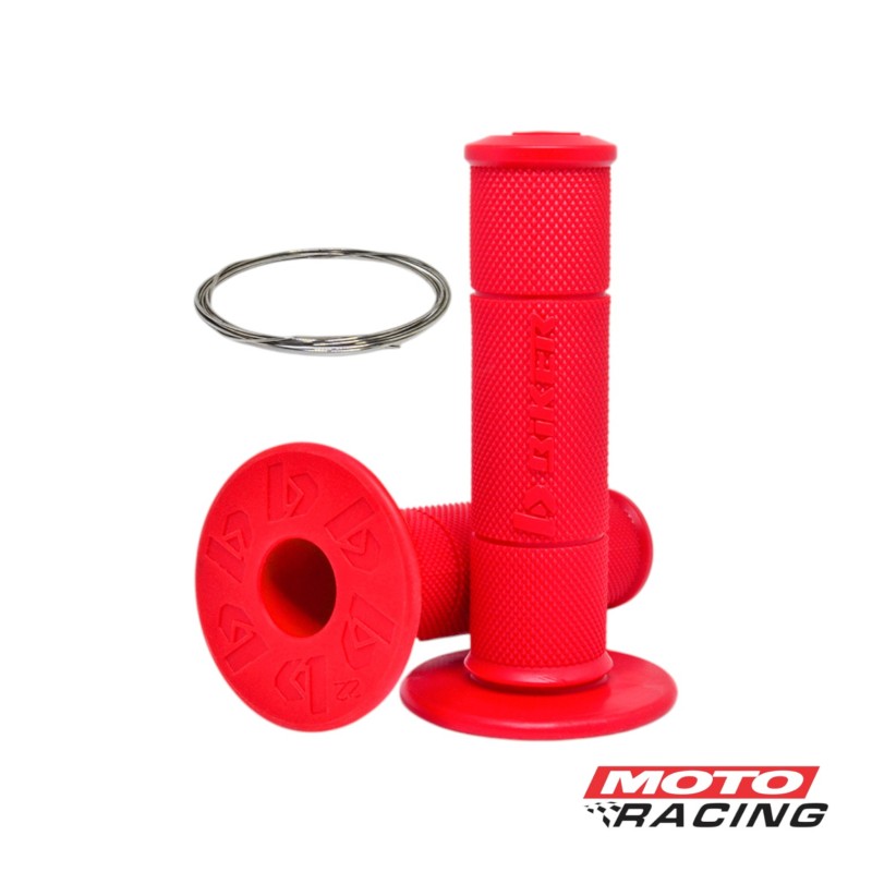 PUÑO DIAMOND GRIP C- ALAMBRE 440402-BR ROJO (BIKER)