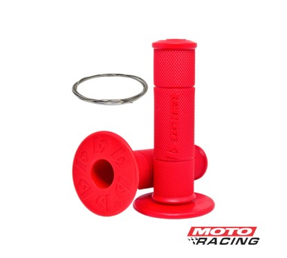 PUÑO DIAMOND GRIP C- ALAMBRE 440402-BR ROJO (BIKER)