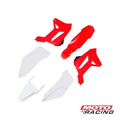 KIT PLASTICO HONDA XR 250 TORNADO (R1DE) ROJO/BLANCO (BIKER)