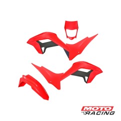KIT PLATICO HONDA XR 150/ BROSS 150 ROJO 1150401 (BIKER)