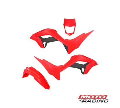 KIT PLATICO HONDA XR 150/ BROSS 150 ROJO 1150401 (BIKER)