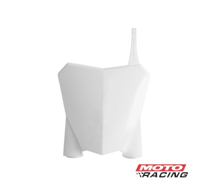 PORTA NUMERO UNIVERSAL F1RST XR 250 TORNADO BLANCO (BIKER)