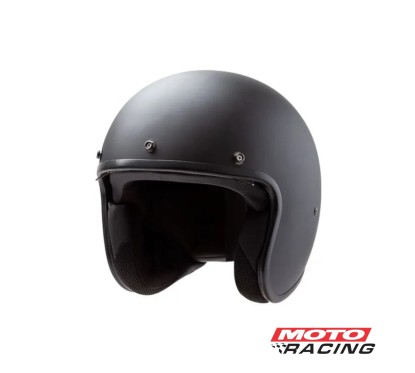 CASCO 721 CLASSIC ABIERTO NEGRO BRILLO "M" 58cm (HAWK)