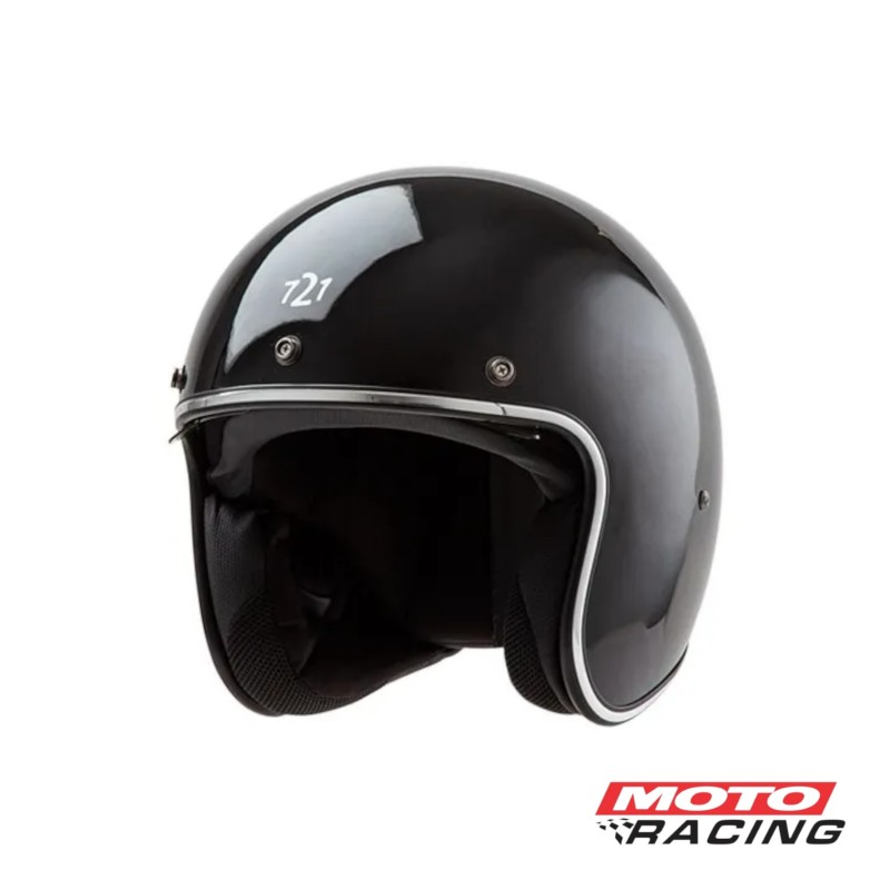 CASCO 721 CLASSIC ABIERTO NEGRO MATE "S" 56cm (HAWK)