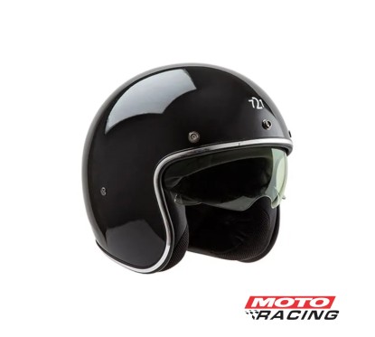 CASCO 721 CLASSIC ABIERTO NEGRO MATE "XL" 62cm (HAWK)
