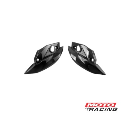 CARCAZA LATERAL OPTICA DER- IZQ SUZUKI GIXXER NEGRO X2 (OKINOI)