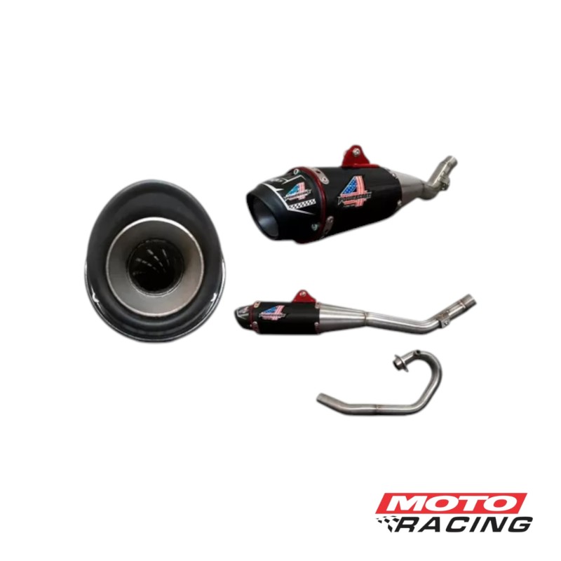 ESCAPE HONDA XRE 300 POWERCORE 4 NEGRO(PRO TORK)