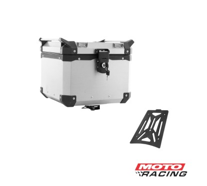 BAUL CENTRAL 35LTS ALUMINIO 9280.3 GRIS (PRO TOR)