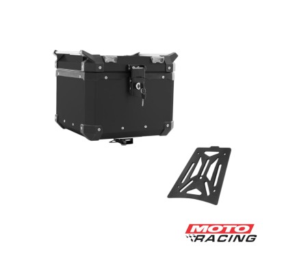 BAUL CENTRAL 35LTS ALUMINIO 9287.7 NEGRO (PRO TOR)