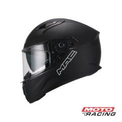 CASCO SPEED 2.0 SOLID NEGRO MATE "XXL" (MAC)