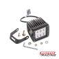 FARO LED AUXILIAR CUADRADO 18W 6 LED C/SOPORTE (KUSHIRO)