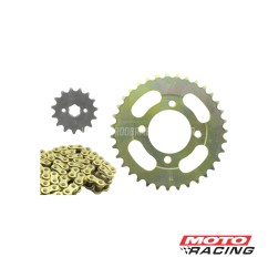 KIT TRANSMISION GUERRERO TRIP 110 35- 15 C- CADENA 420 DORA (STD)