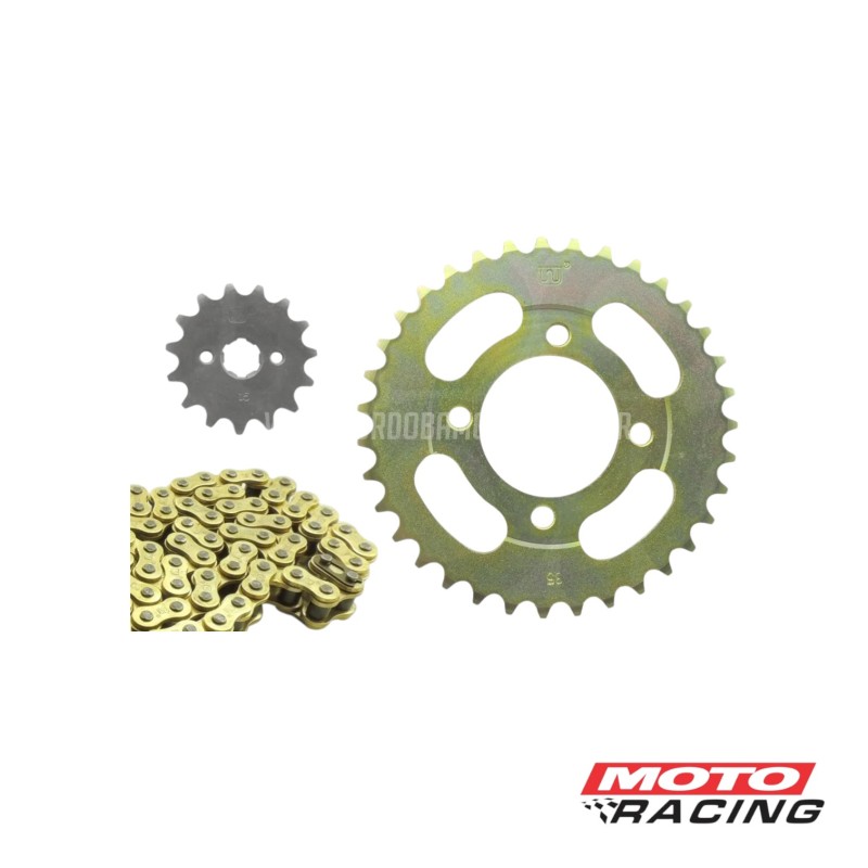 KIT TRANSMISION GUERRERO TRIP 110 35- 15 C- CADENA 420 DORA (STD)