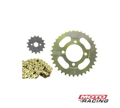 KIT TRANSMISION GUERRERO TRIP 110 35- 15 C- CADENA 420 DORA (STD)