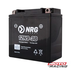 BATERIA 12V 12N9-3B POSITIVO DERECHO C- TECNOLOGIA AGM (NRG)
