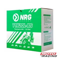 BATERIA 12V YTX20L-BS LIBRE MANTENIMIENTO C/TECNOLOGIA AGM (NRG)