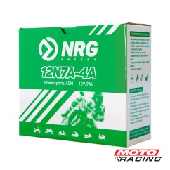 BATERIA 12V 12N7A-4A POSITIVO IZQUIERDO C/TECNOLOGIA AGM (NRG)