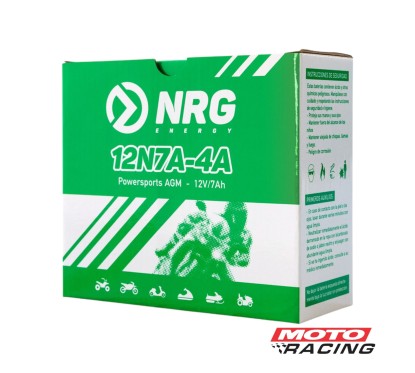BATERIA 12V 12N7A-4A POSITIVO IZQUIERDO C/TECNOLOGIA AGM (NRG)