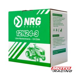 BATERIA 12V 12N24-3 LIBRE MANTENIMIENTO C/TECNOLOGIA AGM (NRG)