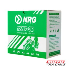 BATERIA 12V 12N7-3B POSITIVO DERECHO C/TECNOLOGIA AGM (NRG)