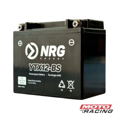 BATERIA 12V YTX12-BS LIBRE MANTENIMIENTO C/TECNOLOGIA AGM (NRG)
