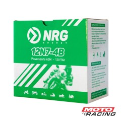 BATERIA 12V 12N7-4B POSITIVO IZQUIERDO C- TECNOLOGIA AGM (NRG)