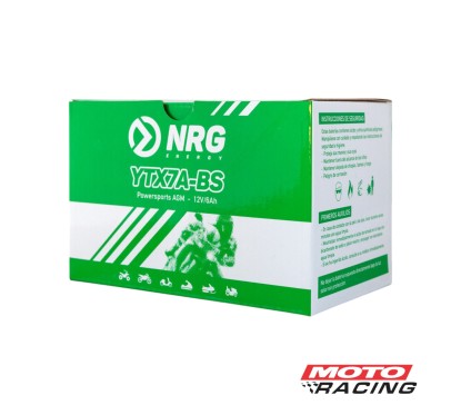 BATERIA 12V YTX7A-BS = 12N7E-B C/TECNOLOGIA AGM (NRG)