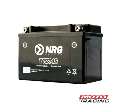 BATERIA 12V YTZ14S C/TECNOLOGIA AGM (NRG)