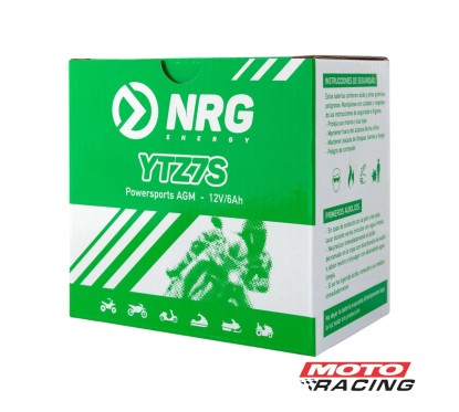 BATERIA 12V YTZ7S C/TECNOLOGIA AGM (NRG)