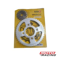 CORONA Y PIÑON CORVEN TRIAX- BRAVA 150-200 ENDURO 46- 17 (KISHO)