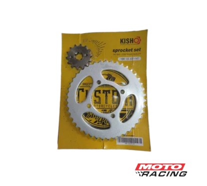 CORONA Y PIÑON YAMAHA XTZ 125 Z-48- 14 (KISHO)