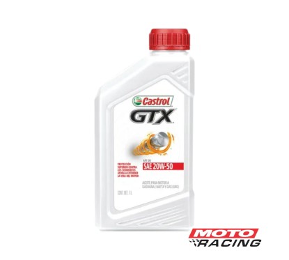 ACEITE GTX MINERAL 20W-50 4T P/1 Lts (CASTROL)