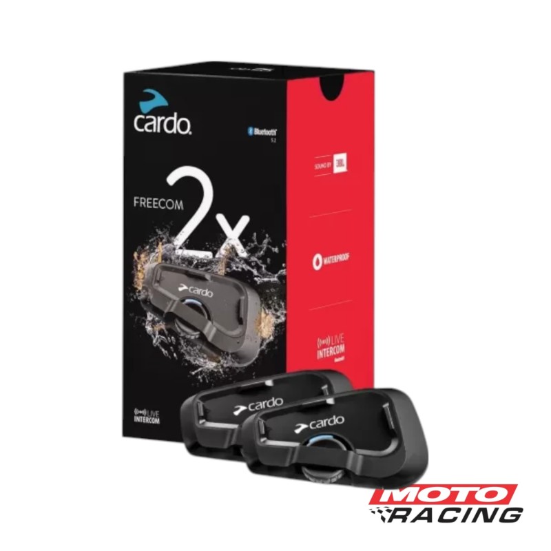 INTERCOMUNICADOR MANOS LIBRE FREECOM 2X CANALES BLUETOOTH X2 (CARDO)