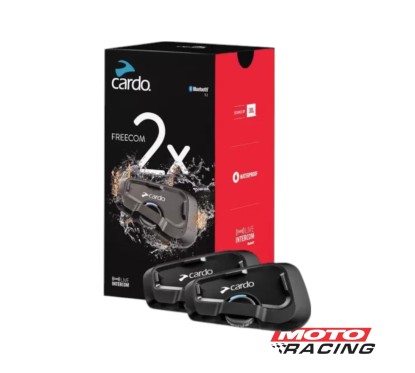 INTERCOMUNICADOR MANOS LIBRE FREECOM 2X CANALES BLUETOOTH X2 (CARDO)