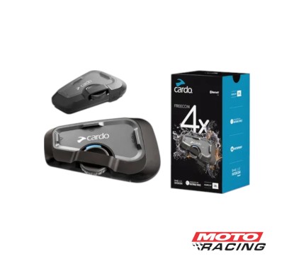 INTERCOMUNICADOR MANOS LIBRE FREECOM 4X CANALES BLUETOOTH X2 (CARDO)