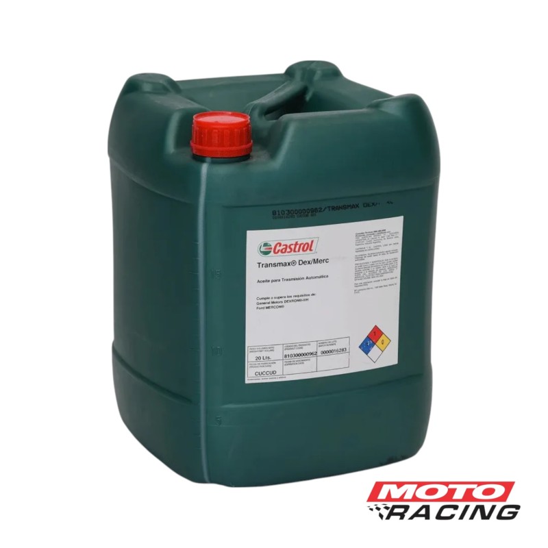 ACEITE HIDRAULICO TRANSMAX DEX -  MERC BD ROJO x20lts (CASTROL)