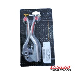 MANIJA FRE Y EMB HONDA CRF 150-  230 04- 12 GRIP ROJO (WIRTZ)